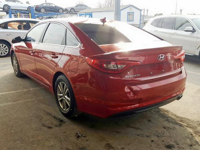 Photo 3 from auction – 2017 HYUNDAI SONATA SE with VIN 5NPE24AF1HH522628