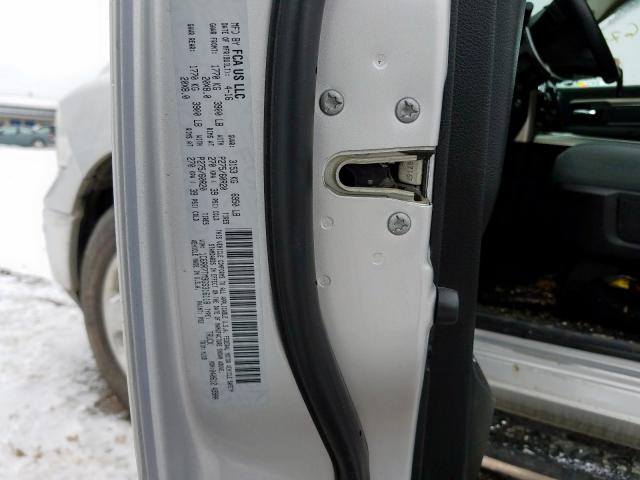 Photo 10 from auction – 2016 RAM 1500 SLT with VIN 1C6RR7TM9GS316118