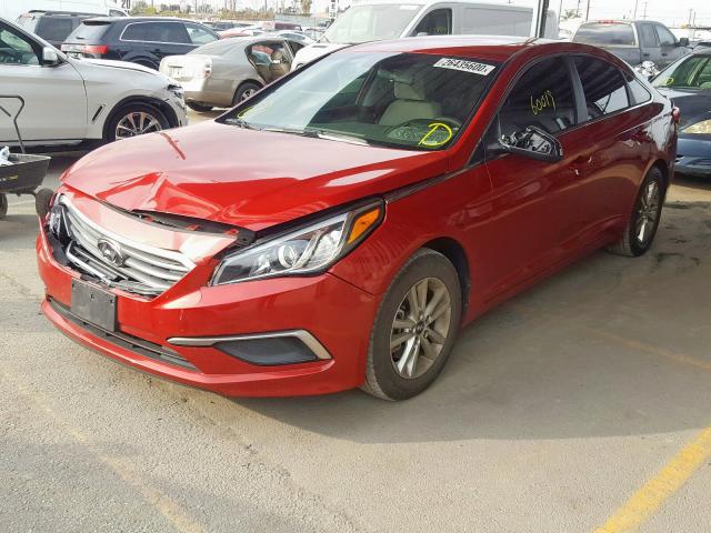 Photo 2 from auction – 2017 HYUNDAI SONATA SE with VIN 5NPE24AF1HH522628
