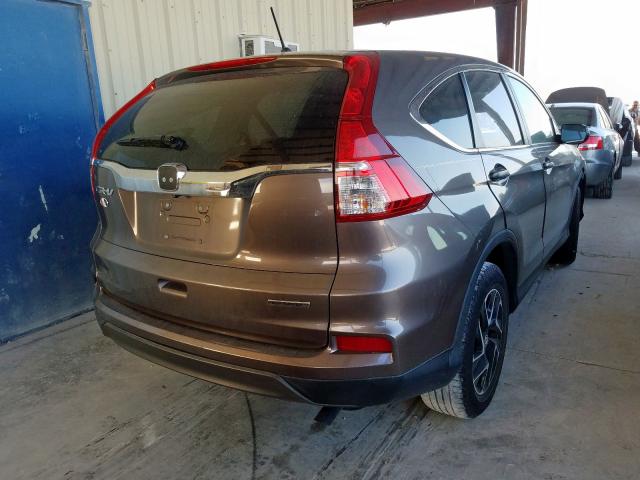 Photo 4 from auction – 2016 HONDA CR-V SE with VIN 2HKRM3H44GH542400