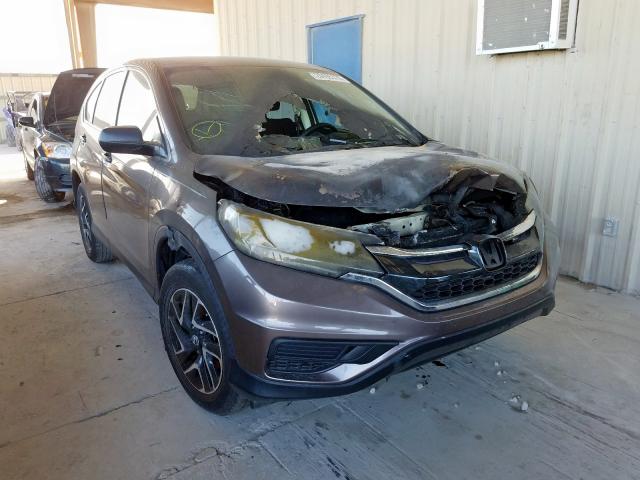 Photo 1 from auction – 2016 HONDA CR-V SE with VIN 2HKRM3H44GH542400