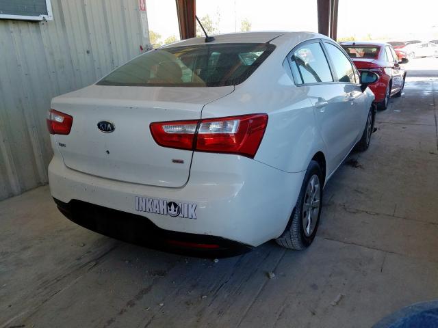 Photo 4 from auction – 2013 KIA RIO LX with VIN KNADM4A37D6119623
