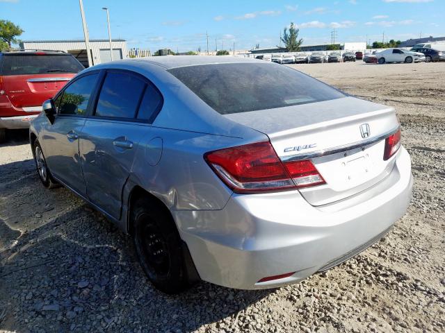 Photo 3 from auction – 2014 HONDA CIVIC LX with VIN 19XFB2F52EE074537