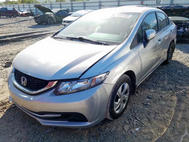 Photo 2 from auction – 2014 HONDA CIVIC LX with VIN 19XFB2F52EE074537