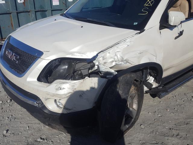 Photo 9 from auction – 2011 GMC ACADIA SLT with VIN 1GKKRRED2BJ105347
