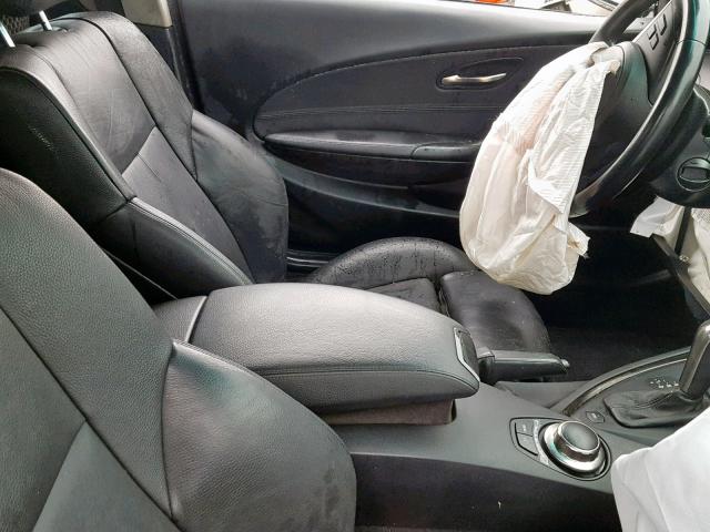 Photo 5 from auction – 2006 BMW 650 I with VIN WBAEH13476CR49620