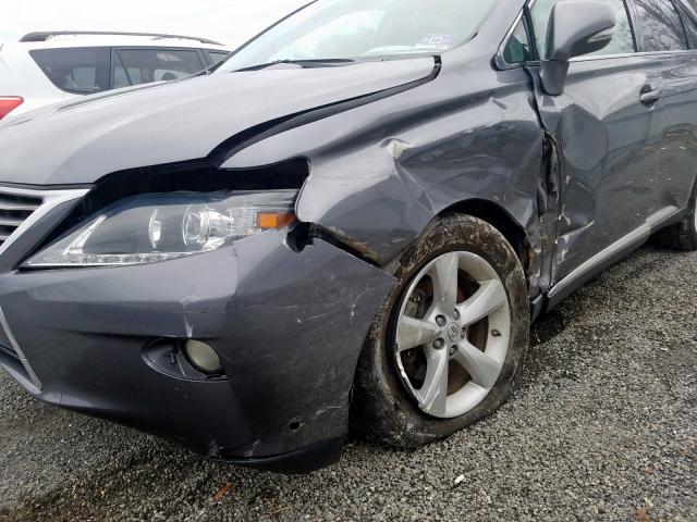 Photo 9 from auction – 2013 LEXUS RX 350 BAS with VIN 2T2BK1BA1DC174228