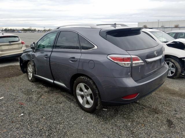 Photo 3 from auction – 2013 LEXUS RX 350 BAS with VIN 2T2BK1BA1DC174228