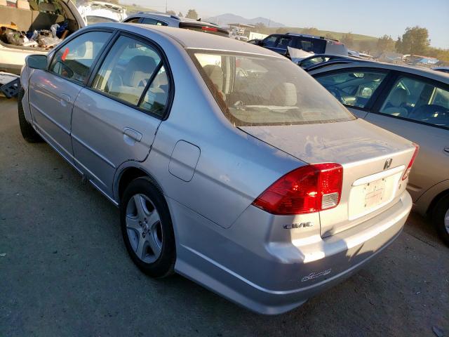 Photo 3 from auction – 2004 HONDA CIVIC EX with VIN 2HGES26794H558383