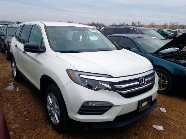 Photo 1 from auction – 2018 HONDA PILOT LX with VIN 5FNYF6H19JB065479