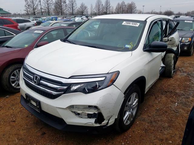 Photo 2 from auction – 2018 HONDA PILOT LX with VIN 5FNYF6H19JB065479