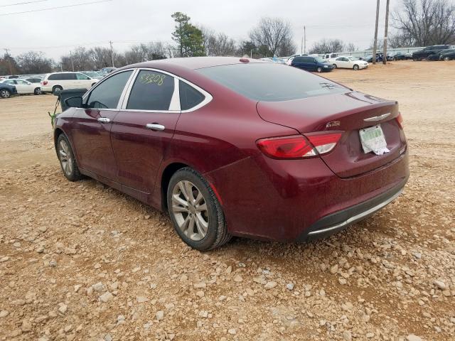 Photo 3 from auction – 2015 CHRYSLER 200 LIMITE with VIN 1C3CCCAB7FN543139