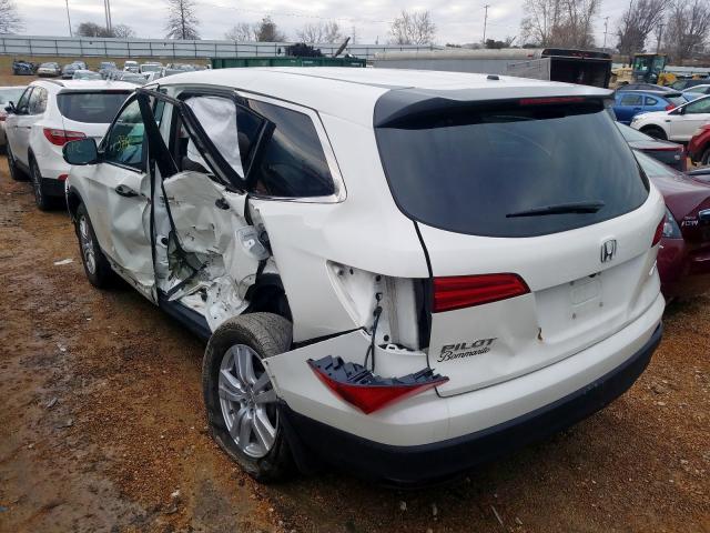Photo 3 from auction – 2018 HONDA PILOT LX with VIN 5FNYF6H19JB065479
