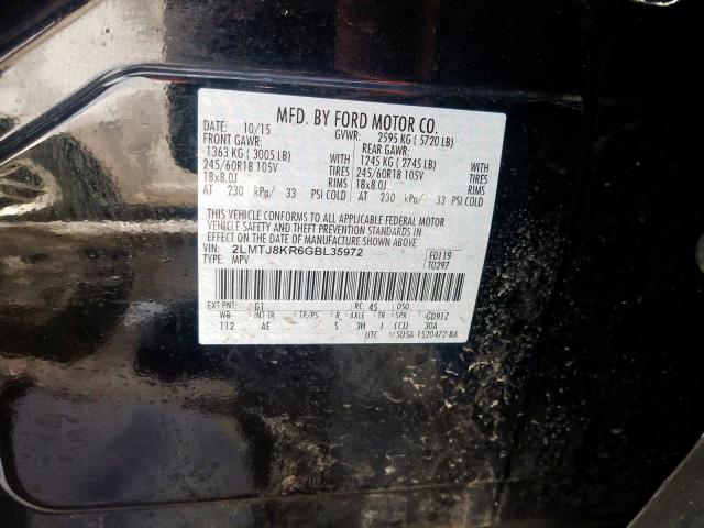 Photo 10 from auction – 2016 LINCOLN MKX SELECT with VIN 2LMTJ8KR6GBL35972