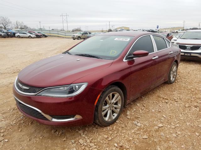 Photo 2 from auction – 2015 CHRYSLER 200 LIMITE with VIN 1C3CCCAB7FN543139