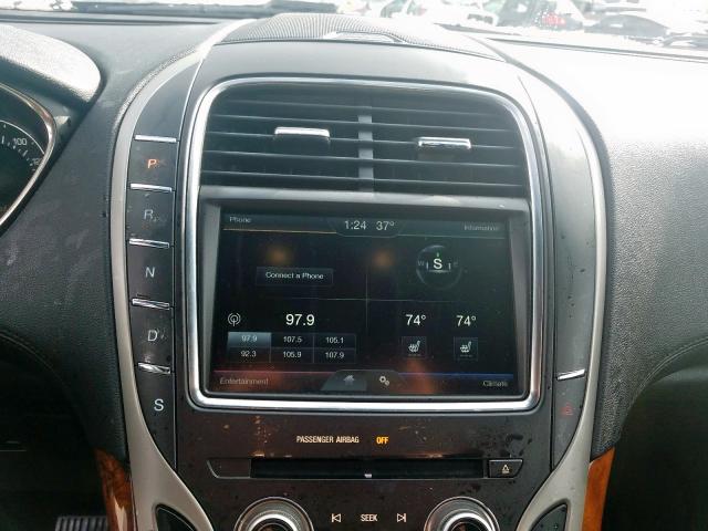 Photo 9 from auction – 2016 LINCOLN MKX SELECT with VIN 2LMTJ8KR6GBL35972