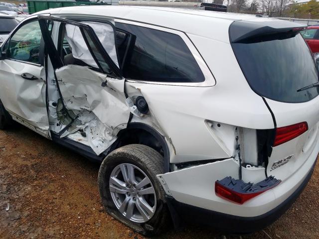 Photo 9 from auction – 2018 HONDA PILOT LX with VIN 5FNYF6H19JB065479