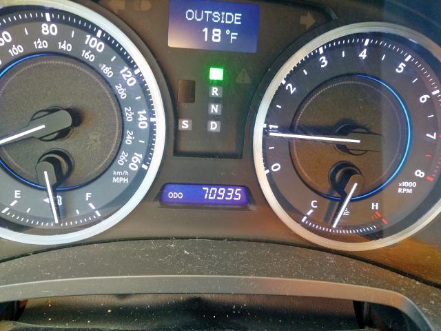 Photo 8 from auction – 2012 LEXUS ES 250 with VIN JTHBF5C20C5169152
