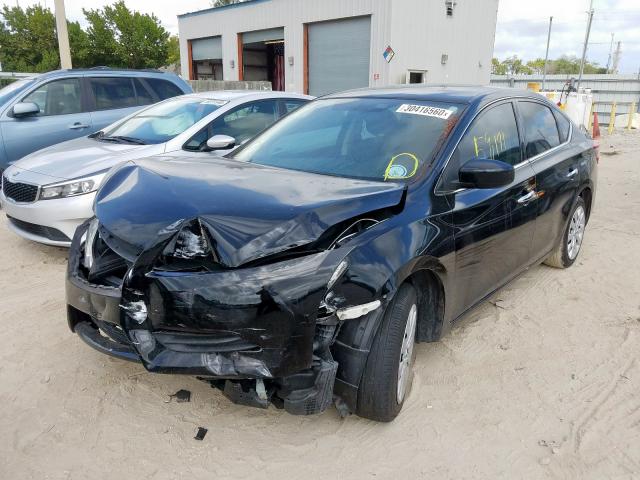 Photo 2 from auction – 2015 NISSAN SENTRA S with VIN 3N1AB7AP1FL677849