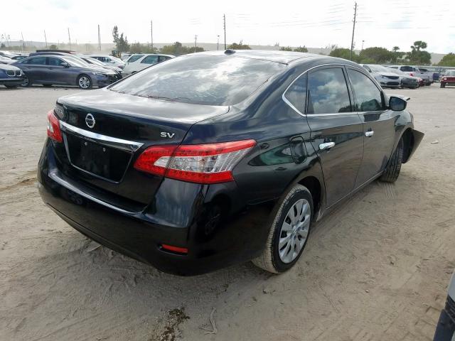 Photo 4 from auction – 2015 NISSAN SENTRA S with VIN 3N1AB7AP1FL677849