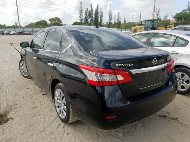 Photo 3 from auction – 2015 NISSAN SENTRA S with VIN 3N1AB7AP1FL677849