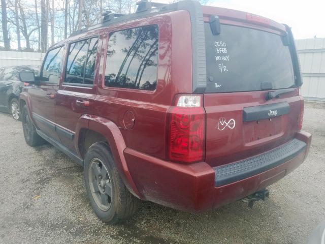 Photo 3 from auction – 2007 JEEP COMMANDER with VIN 1J8HH48KX7C607792