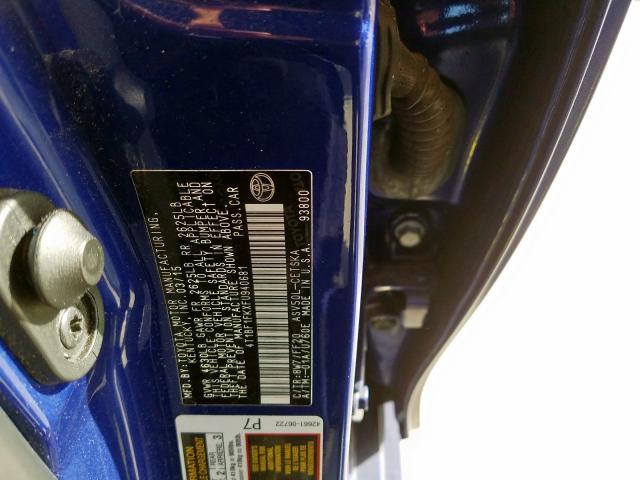 Photo 10 from auction – 2015 TOYOTA CAMRY LE with VIN 4T1BF1FKXFU940681