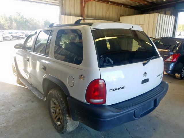 Photo 3 from auction – 2003 DODGE DURANGO with VIN 1D4HS38NX3F540409