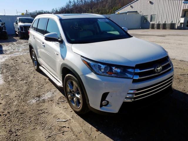TOYOTA HIGHLANDER 2017 with VIN 5TDDGRFH2HS021746 - Photo from auction