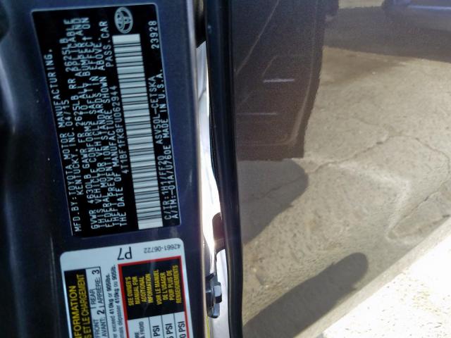 Photo 10 from auction – 2015 TOYOTA CAMRY LE with VIN 4T1BF1FK8FU062944