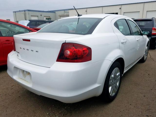 Photo 4 from auction – 2012 DODGE AVENGER SE with VIN 1C3CDZAB6CN136554