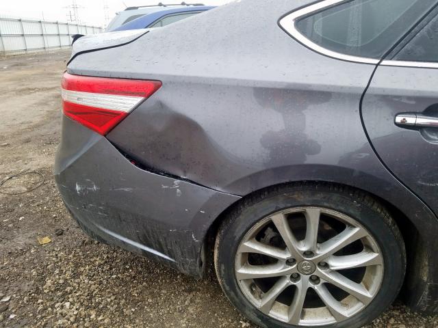 Photo 9 from auction – 2014 TOYOTA AVALON BAS with VIN 4T1BK1EB7EU096627