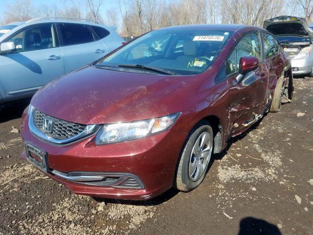 Photo 2 from auction – 2015 HONDA CIVIC LX with VIN 19XFB2F55FE253124