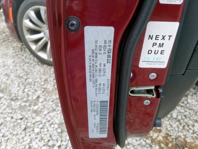 Photo 10 from auction – 2017 CHRYSLER 300C with VIN 2C3CCAEG1HH667803