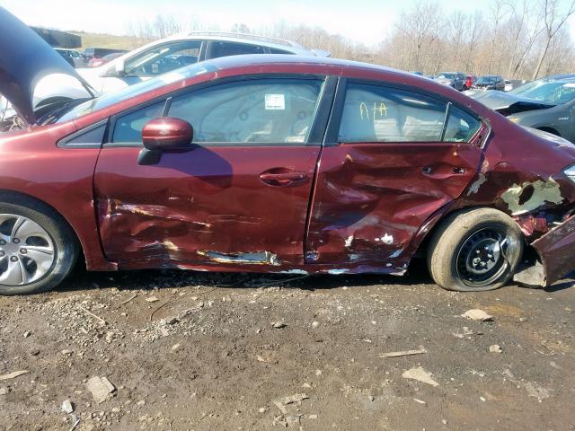 Photo 9 from auction – 2015 HONDA CIVIC LX with VIN 19XFB2F55FE253124