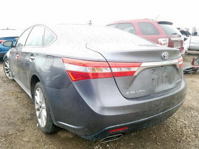 Photo 3 from auction – 2014 TOYOTA AVALON BAS with VIN 4T1BK1EB7EU096627