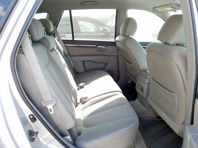 Photo 6 from auction – 2007 HYUNDAI SANTA FE G with VIN 5NMSG13D27H062647