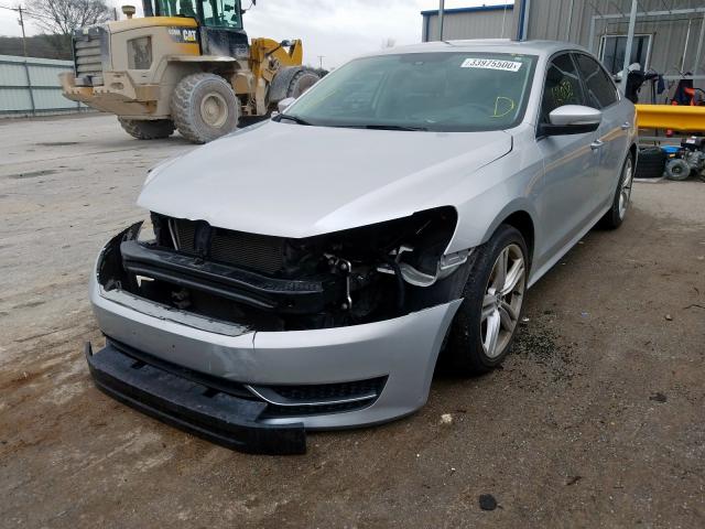 Photo 2 from auction – 2014 VOLKSWAGEN PASSAT SE with VIN 1VWBS7A32EC039549