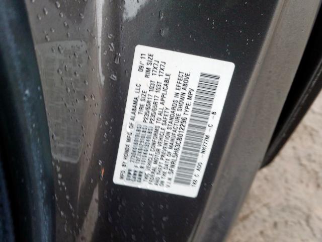 Photo 10 from auction – 2012 HONDA ODYSSEY EX with VIN 5FNRL5H63CB012296