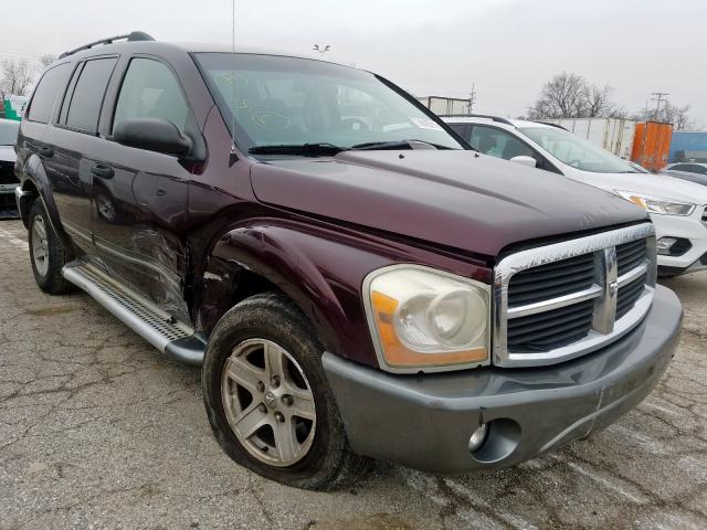 DODGE DURANGO SL 2005 with VIN 1D4HB48N65F610190 - Photo from auction
