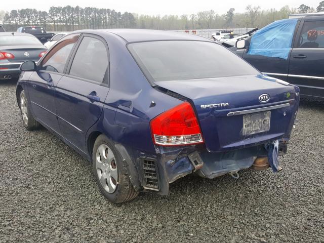 Zdjęcie 3 z aukcji – 2008 KIA SPECTRA EX z VIN KNAFE121185494419