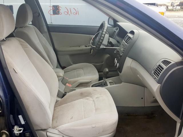 Zdjęcie 5 z aukcji – 2008 KIA SPECTRA EX z VIN KNAFE121185494419