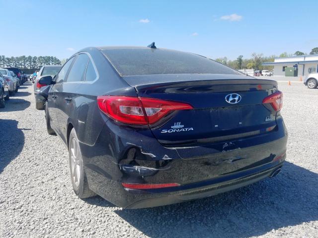Photo 3 from auction – 2016 HYUNDAI SONATA SE with VIN 5NPE24AF1GH327496