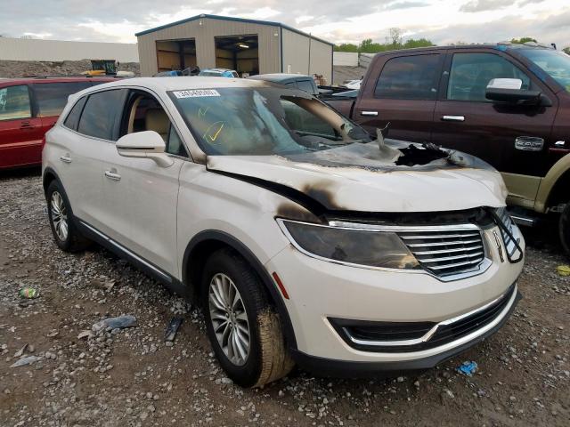 LINCOLN MKX SELECT 2016 with VIN 2LMTJ6KRXGBL60586 - Photo from auction