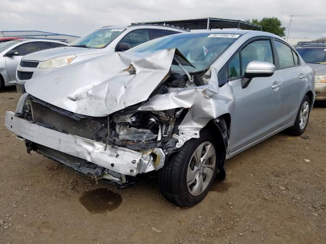 Photo 2 from auction – 2014 HONDA CIVIC LX with VIN 2HGFB2F5XEH506281