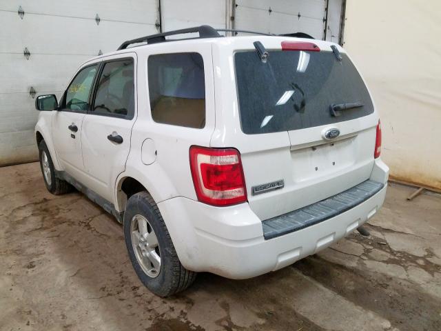 Photo 3 from auction – 2009 FORD ESCAPE XLT with VIN 1FMCU03G19KA60859