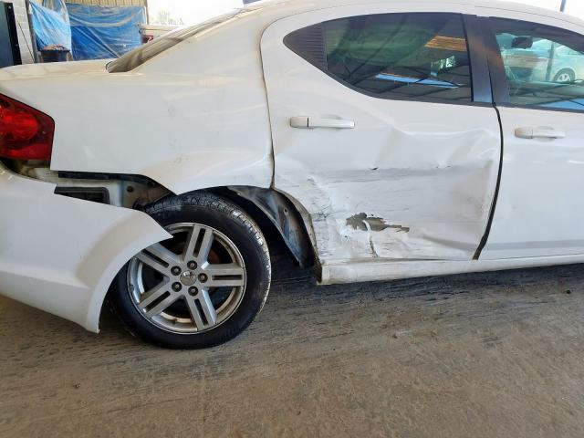 Photo 9 from auction – 2012 DODGE AVENGER SX with VIN 1C3CDZCB7CN193021