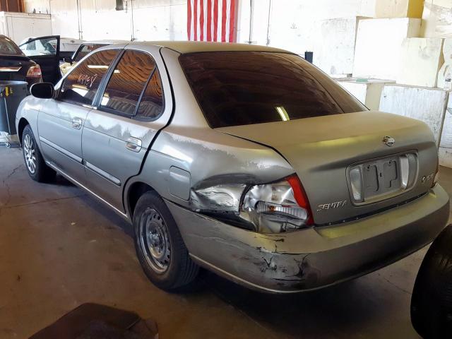 Photo 3 from auction – 2001 NISSAN SENTRA XE with VIN 3N1CB51D11L481194