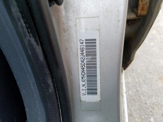 Photo 10 from auction – 2002 HYUNDAI ELANTRA GL with VIN KMHDN45D42U446147