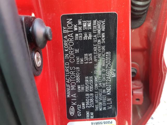 Photo 10 from auction – 2013 KIA SOUL + with VIN KNDJT2A66D7503118